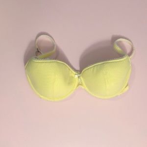 Elle Macpherson yellow polka dot bra 36C